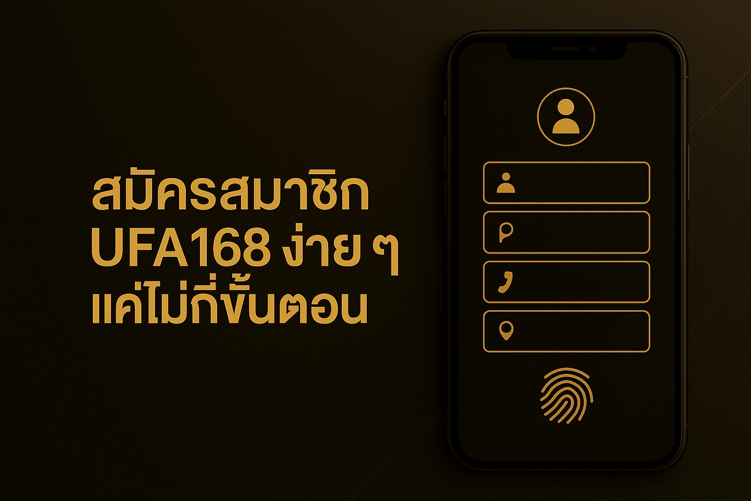 วิธีสมัครสมาชิก UFA168